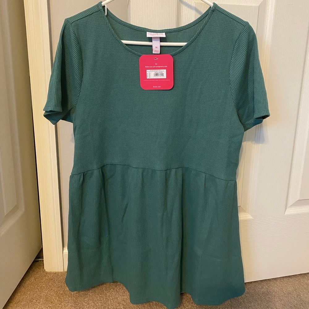 NWT waffle knit maternity tee